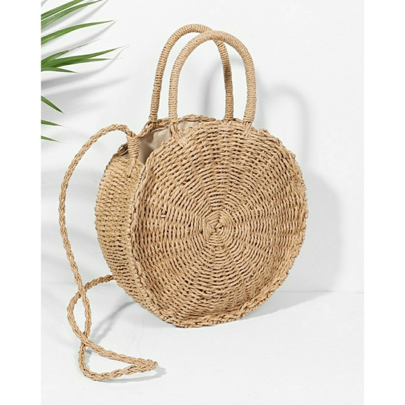 LAST ONE⬇️Round Straw Bali Handmade Bag - Picture 6 of 8